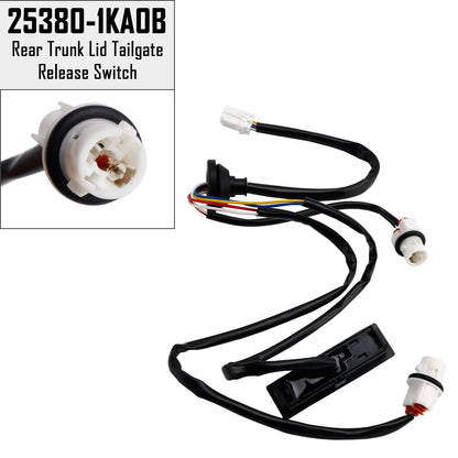 2011-2015 Nissan Juke 25380-1KA0B Rear Trunk Lid Tailgate Release Switch