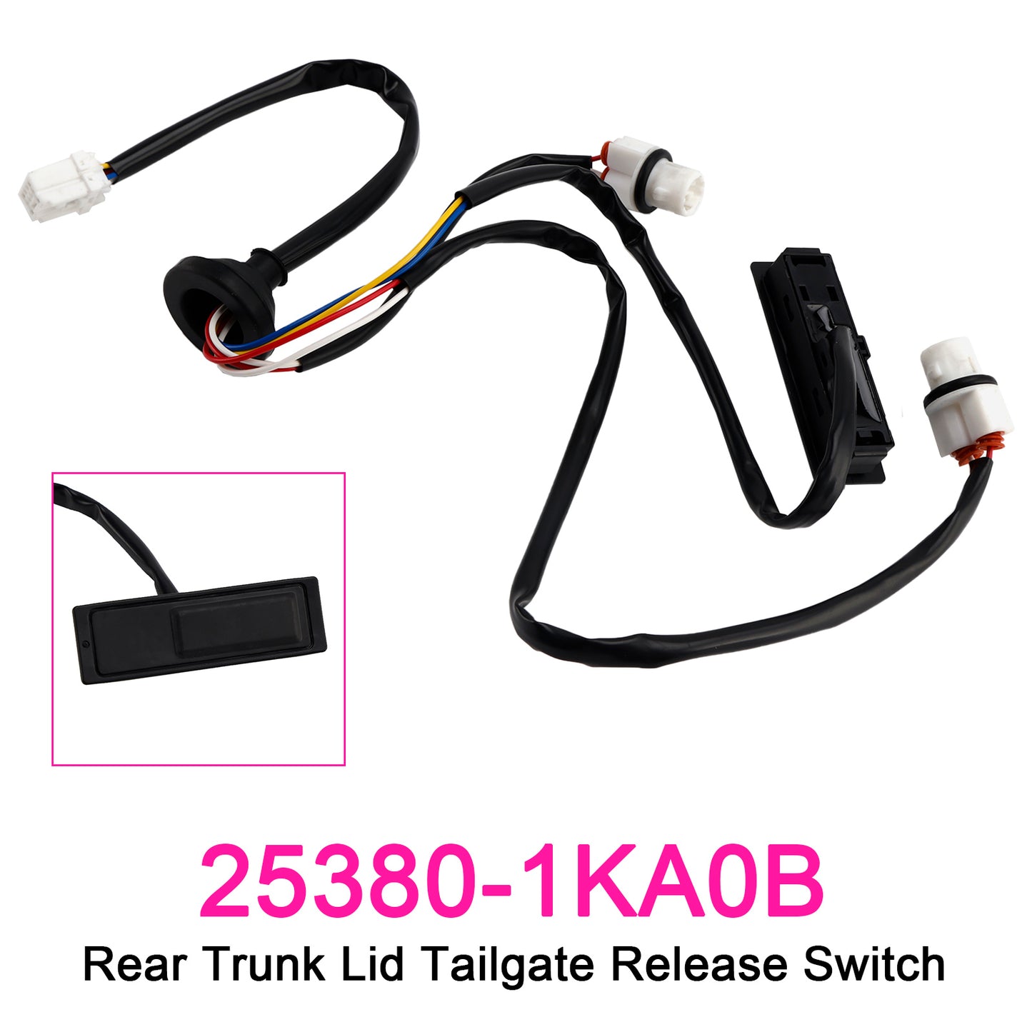 2011-2015 Nissan Juke 25380-1KA0B Rear Trunk Lid Tailgate Release Switch