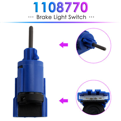 2007-2008 Audi A4 Base 4 Cyl 2.0L 1108770 Brake Light Switch
