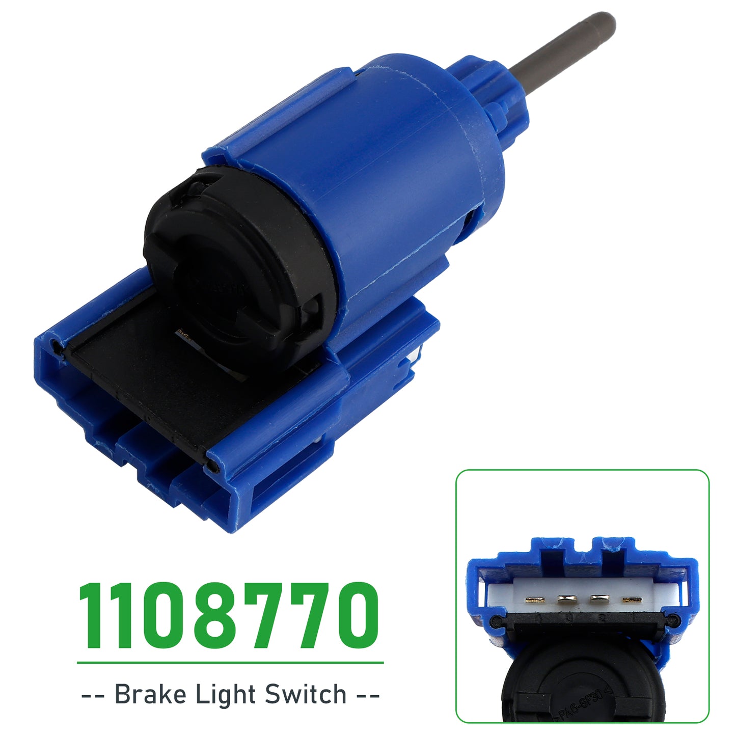 2007-2008 Audi A4 Base 4 Cyl 2.0L 1108770 Brake Light Switch