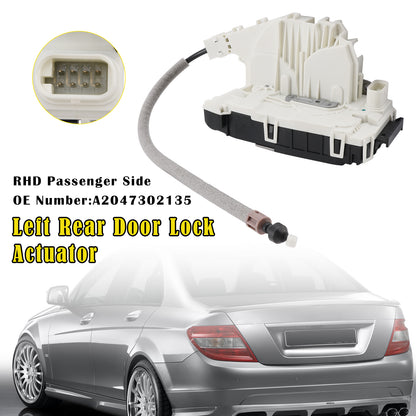 2007-2011 Mercedes C-Class W204 A2047302135 Left Rear Door Lock Actuator