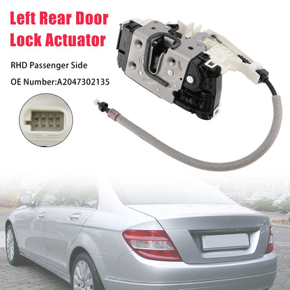 2007-2011 Mercedes C-Class W204 A2047302135 Left Rear Door Lock Actuator