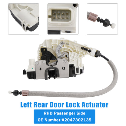 2007-2011 Mercedes C-Class W204 A2047302135 Left Rear Door Lock Actuator