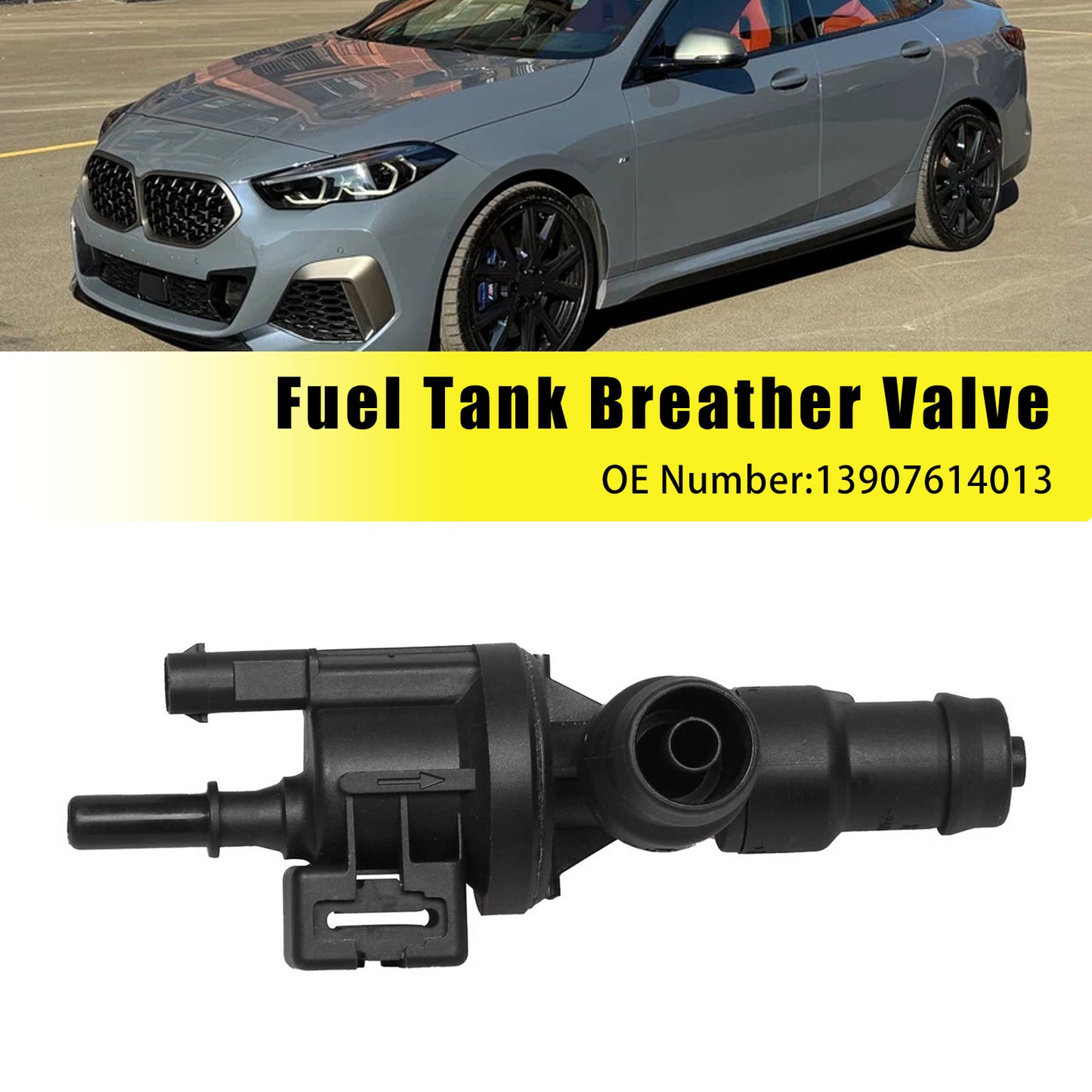 2016-2021 BMW X1 sDrive28i/xDrive28i F48 B46 2.0L 13907614013 Vapor Canister Purge Solenoid