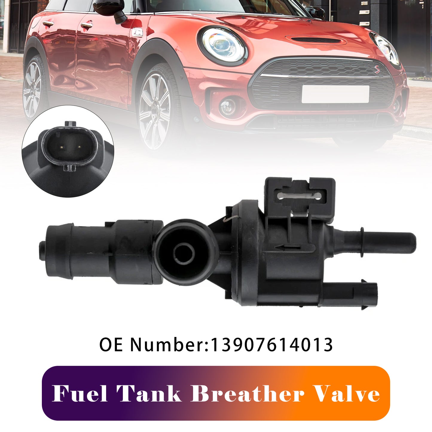 2016-2021 BMW X1 sDrive28i/xDrive28i F48 B46 2.0L 13907614013 Vapor Canister Purge Solenoid