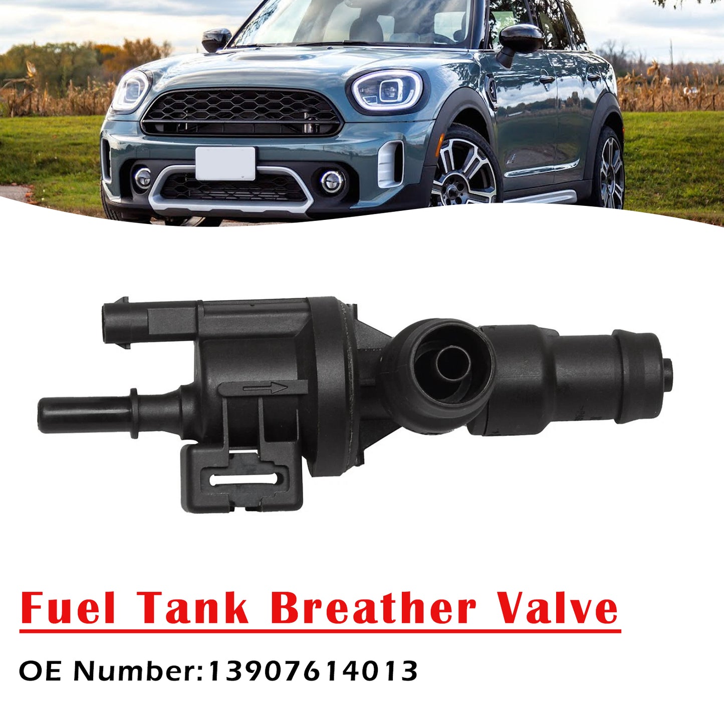 2016-2021 BMW X1 sDrive28i/xDrive28i F48 B46 2.0L 13907614013 Vapor Canister Purge Solenoid