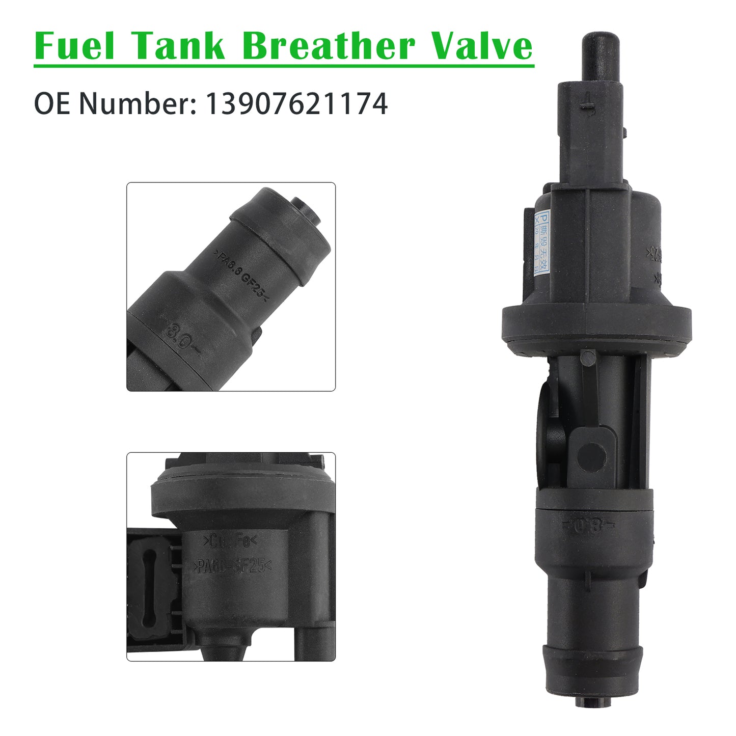 2014-2018 BMW 2 F45 MINI COOPER F55 F56 13907621174 Fuel Tank Breather Valve