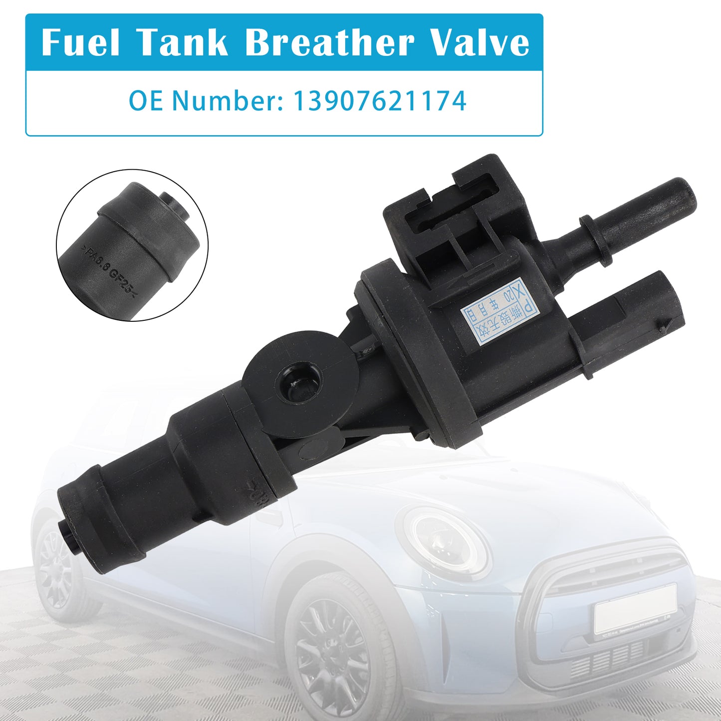 2014-2018 BMW 2 F45 MINI COOPER F55 F56 13907621174 Fuel Tank Breather Valve