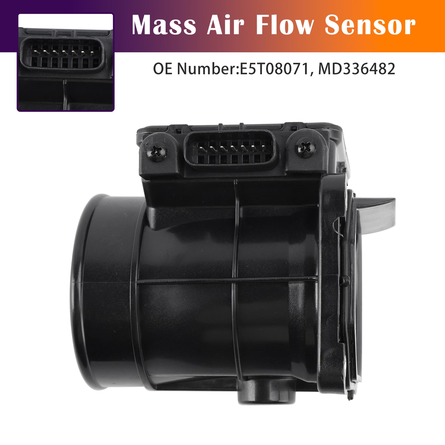 12/1997-5/2001 Mitsubishi Challenger PA 6G72 3.0L E5T08071 Mass Air Flow Meter Sensor