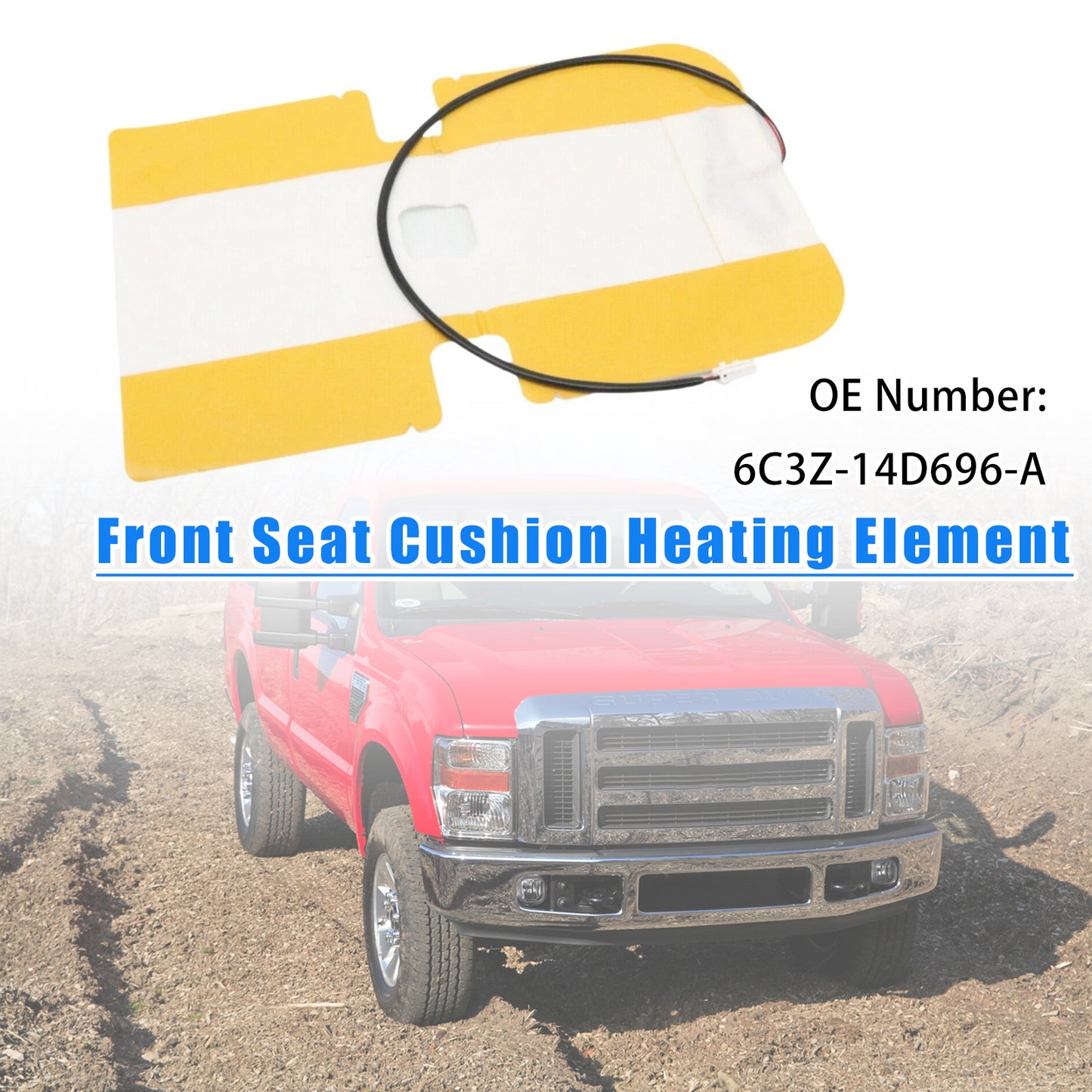 2005-2010 Ford F350 Super Duty 6C3Z-14D696-A Front Seat Cushion Heating Element