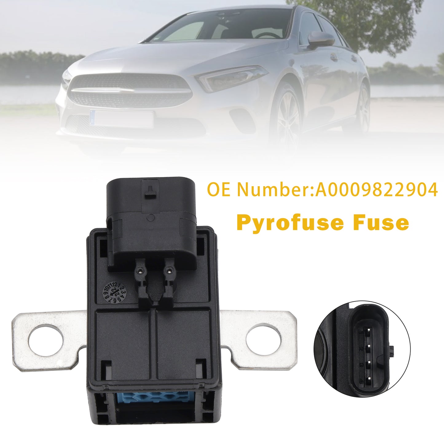 2020-2023 A class W177 Hatchback A0009822904 Pyrotechnical Pyrofuse Fuse