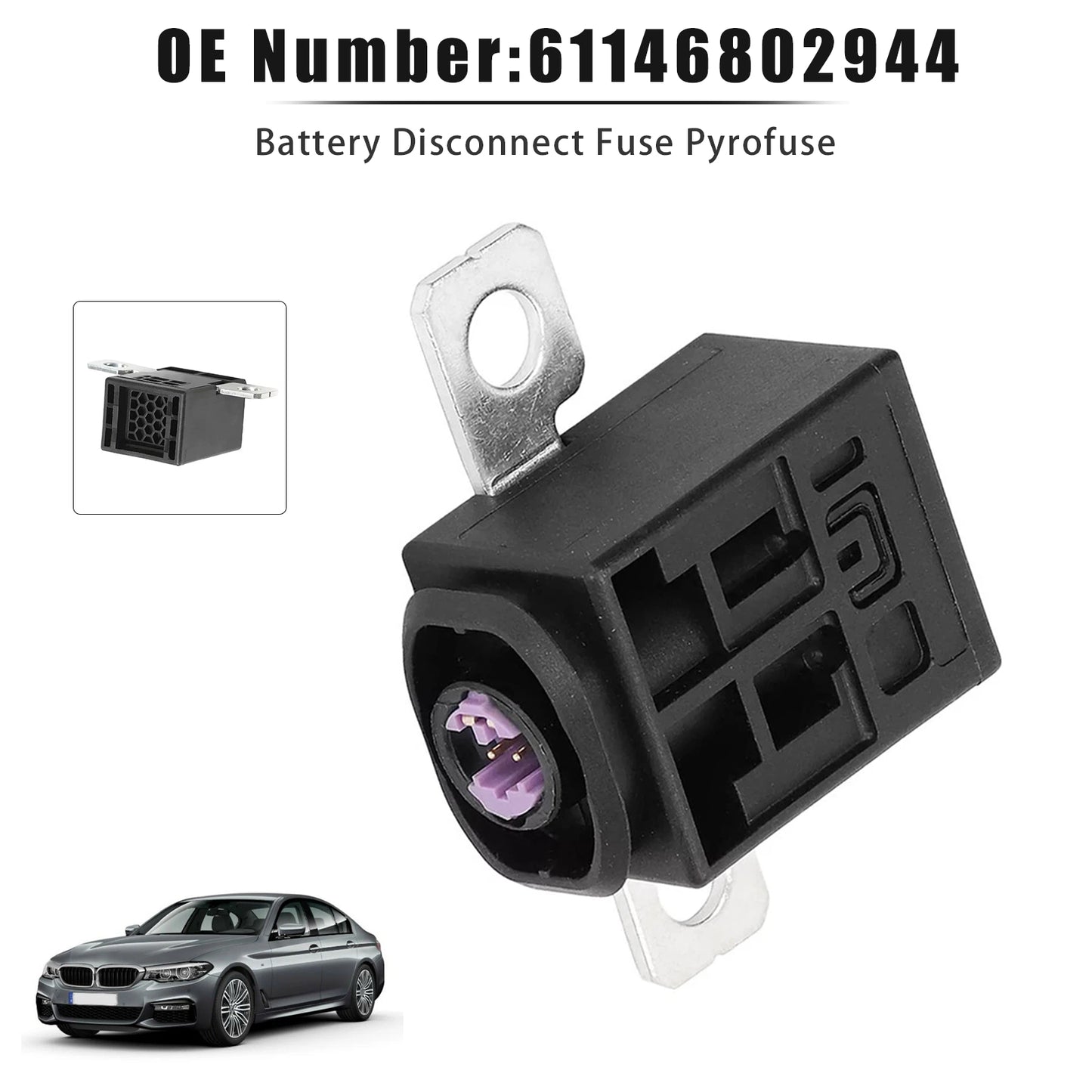 BMW 5 6 7 Series G30 G31 G38 F90 M5 61146802944 Battery Disconnect Fuse Pyrofuse