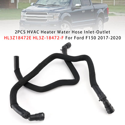 2017-2020 Ford F150 HL3Z18472E 2PCS HVAC Heater Water Hose Inlet-Outlet