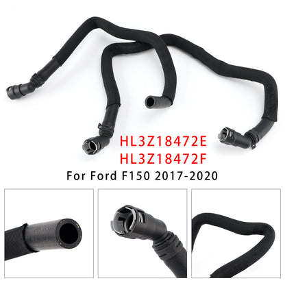 2017-2020 Ford F150 HL3Z18472E 2PCS HVAC Heater Water Hose Inlet-Outlet