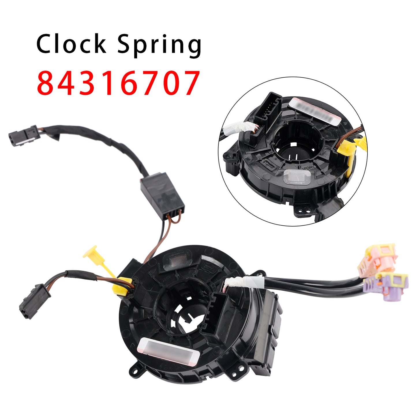 2019-2022 Chevrolet Colorado GMC Canyon 84316707 Clock Spring With Audio Control