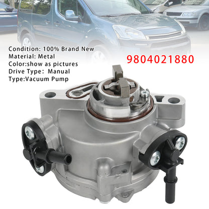 Citroen Berlingo 1.6 HDi 1.5 & 1.6 BlueHDi 31375462 Brake Vacuum Pump