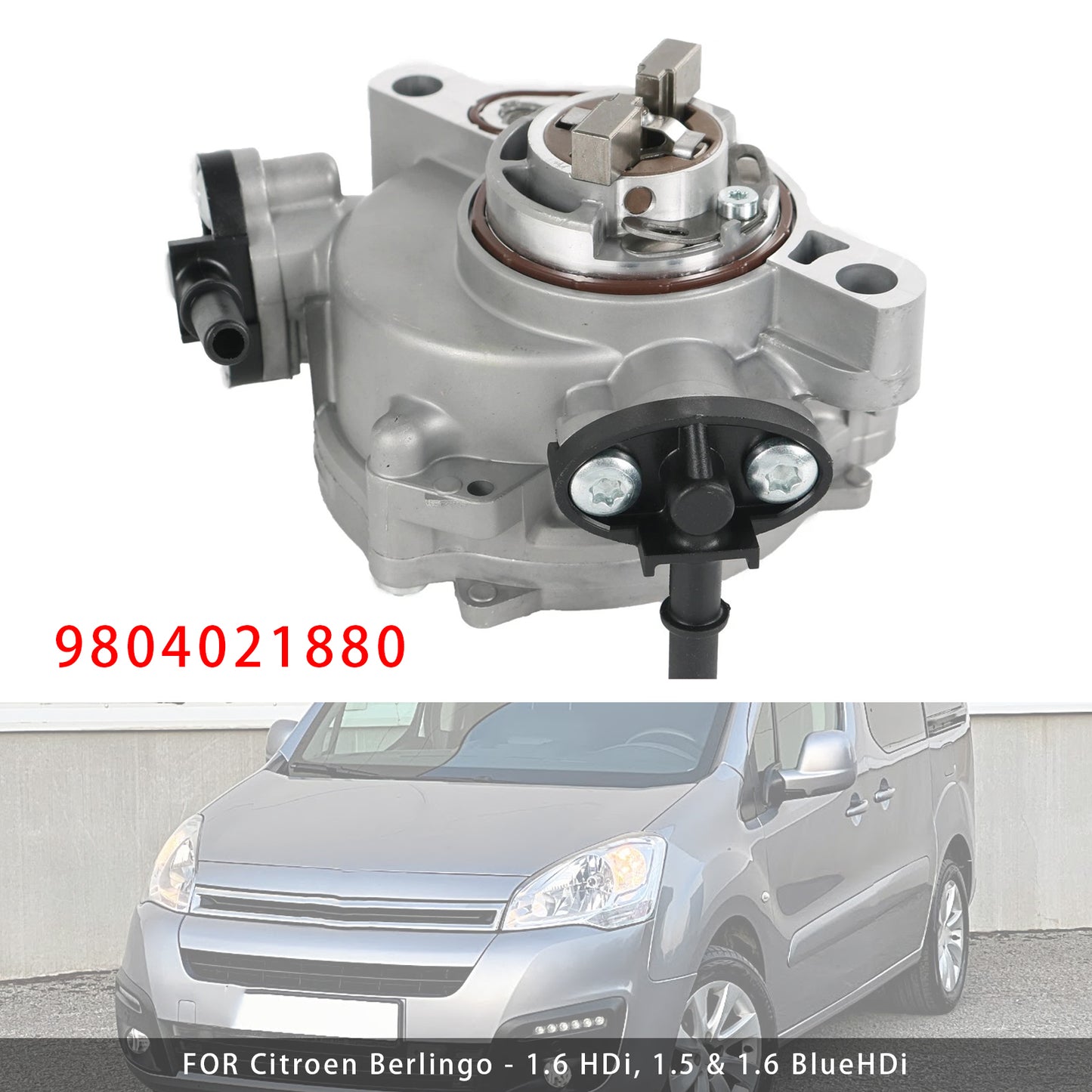 Citroen Berlingo 1.6 HDi 1.5 & 1.6 BlueHDi 31375462 Brake Vacuum Pump