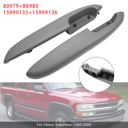 Suburban Silverado Sierra Grey‎ 15999135 15999136 80979 80980 2PCS Front Door Arm Rests