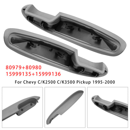Suburban Silverado Sierra Grey‎ 15999135 15999136 80979 80980 2PCS Front Door Arm Rests
