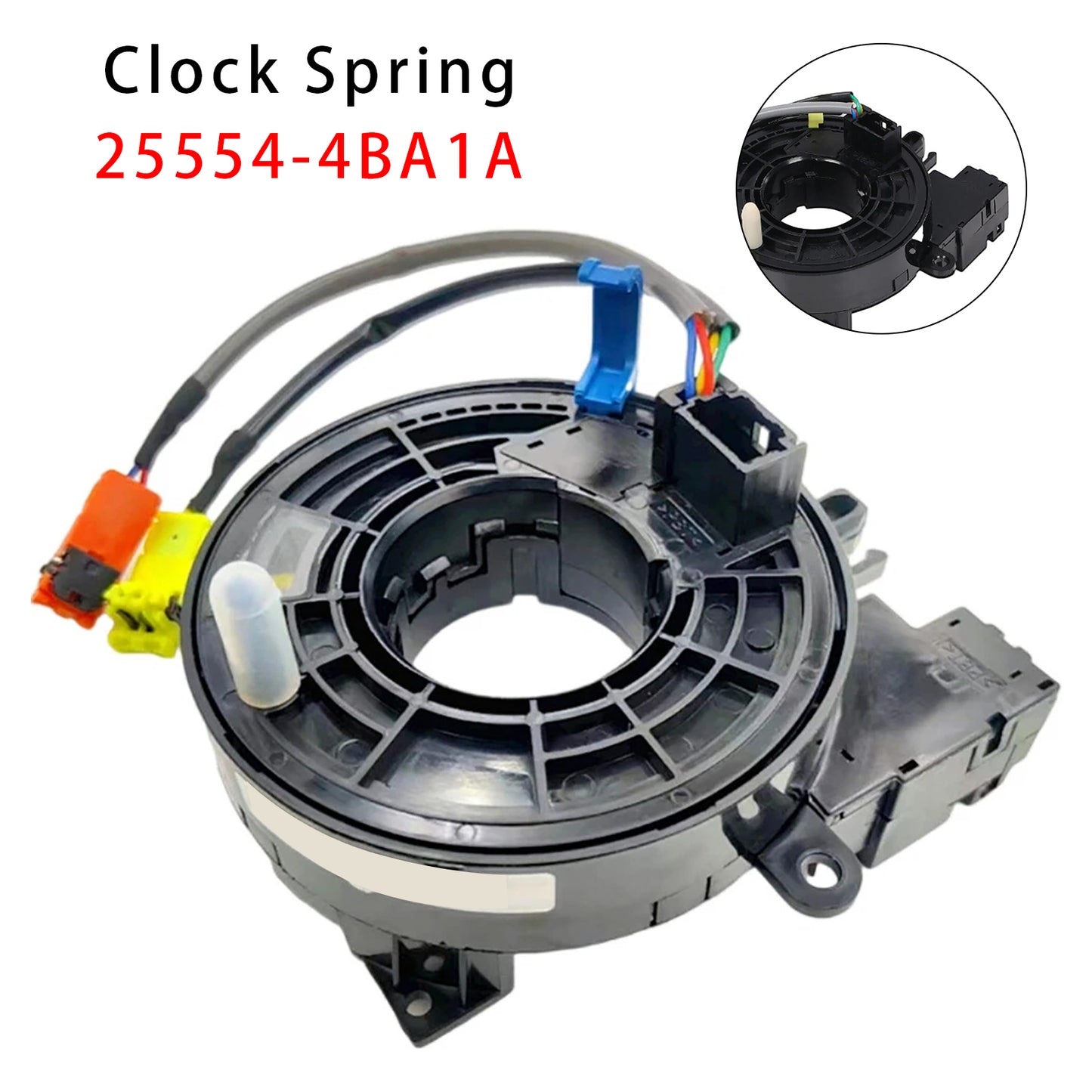 2014-2020 Nissan Rogue S SL SL/Premium SV SV Premium4 Cyl 2.0L 4 Cyl 2.5L MR20DD QR25DE 255544BA1A Clock Spring