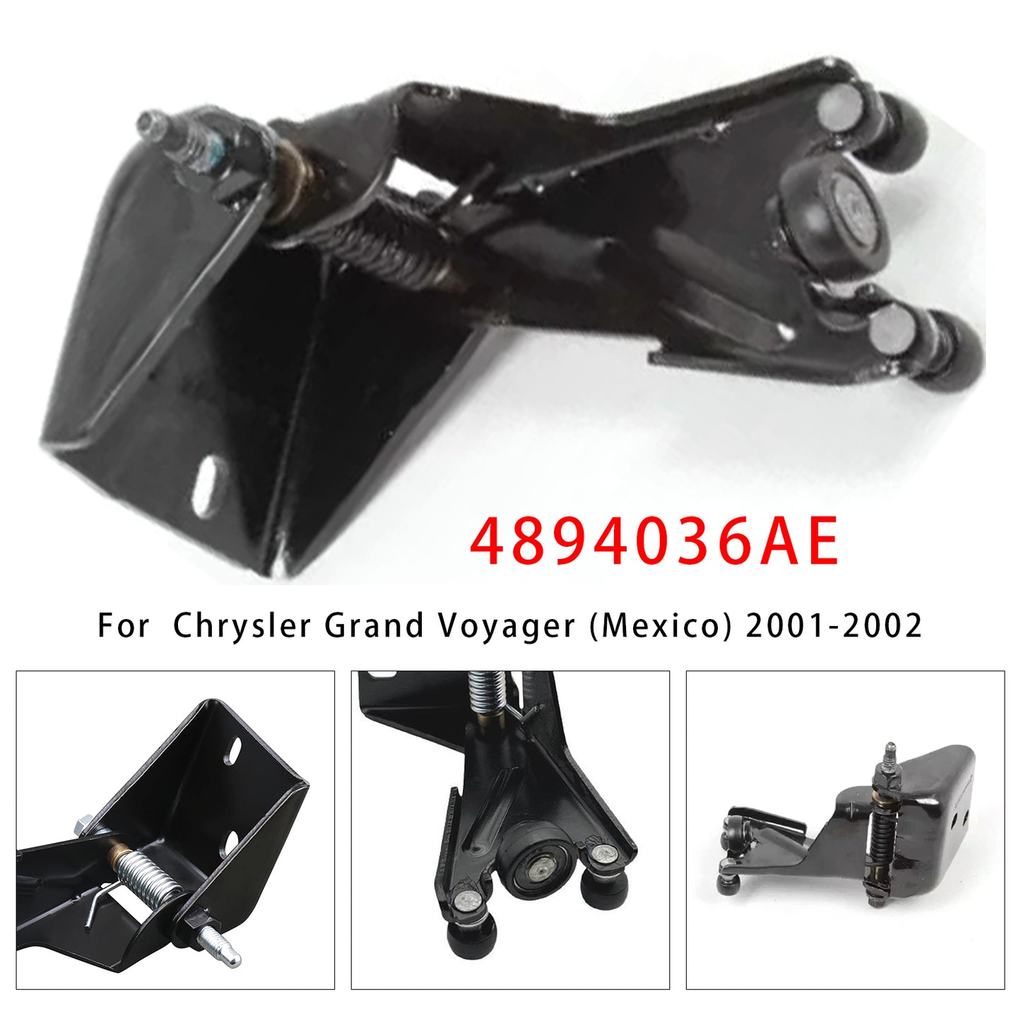 2001-2008 Chrysler Voyager Grand Caravan 4894036AE Sliding Door Roller Middle Right Side