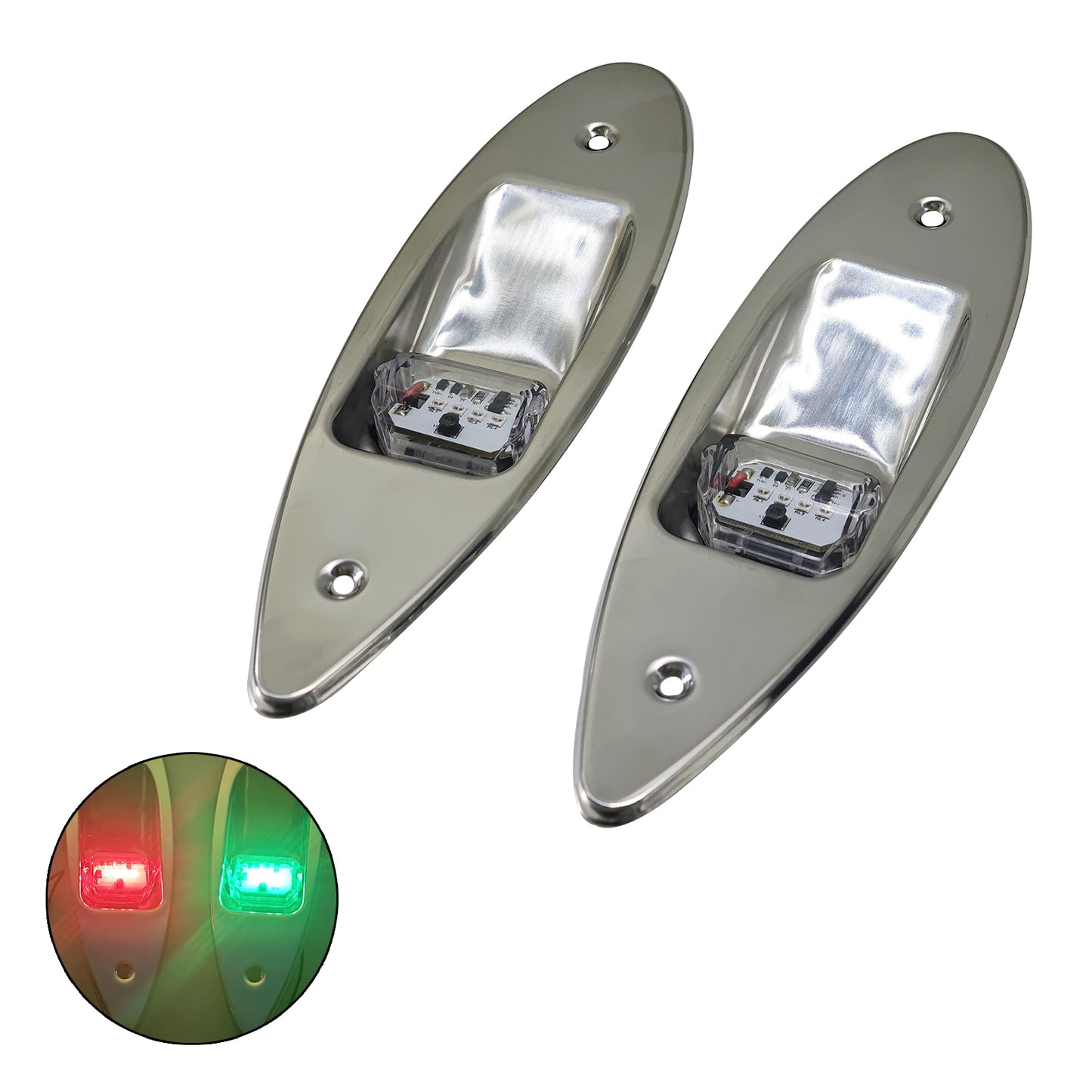 12-24V IP67 Navigation Signal Light Boat Yacht Sailing Signal Warning Light