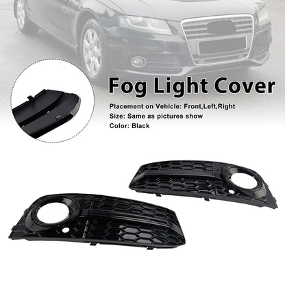 2009-2012 Audi A4 B8 Standard Version 8K0807682 2PCS Front Honeycomb Fog Light Grill