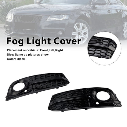 2009-2012 Audi A4 B8 Standard Version 8K0807682 2PCS Front Honeycomb Fog Light Grill