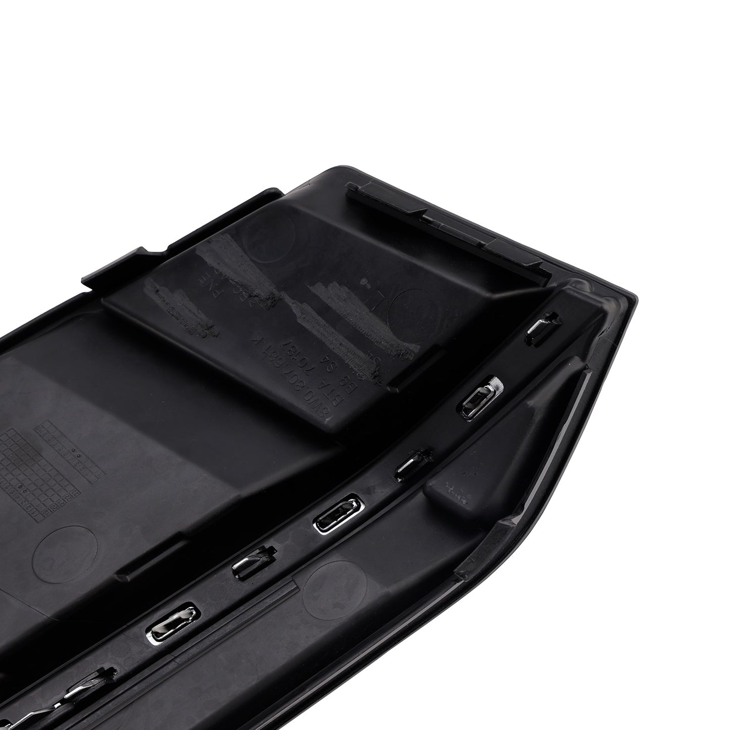 2016-2019 AUDI A4 B9 S-line S4 (8W) With ACC Hole 8W0807682G 2PCS Black Chrome Front Bumper Foglight Grille Grill