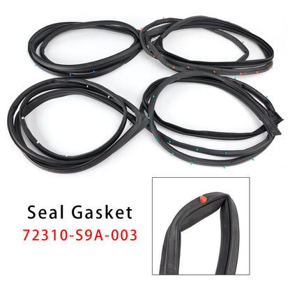 2002-2006 Honda CR-V 72310-S9A-003 4PCS Weatherstrip Seal Gasket