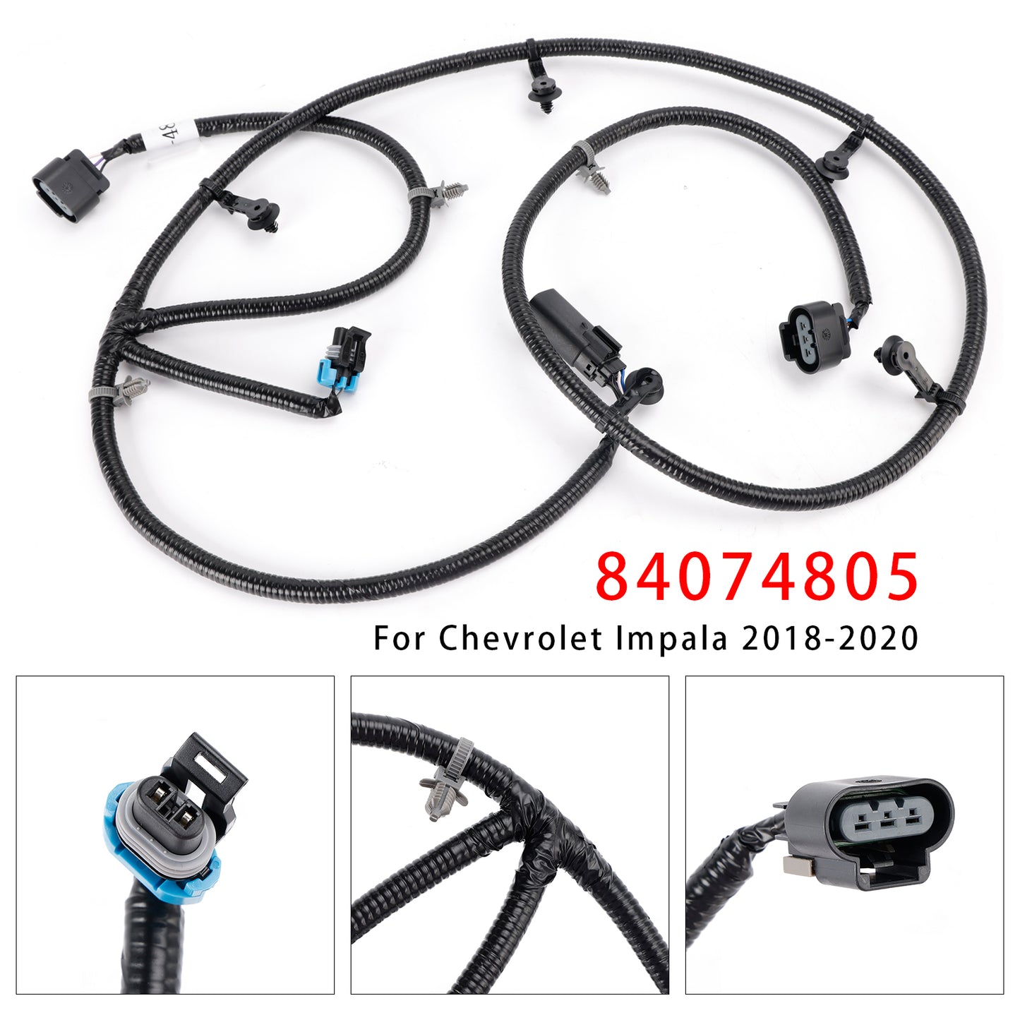 2018-2020 Chevrolet Impala 84074805 Front Bumper Grille Harness