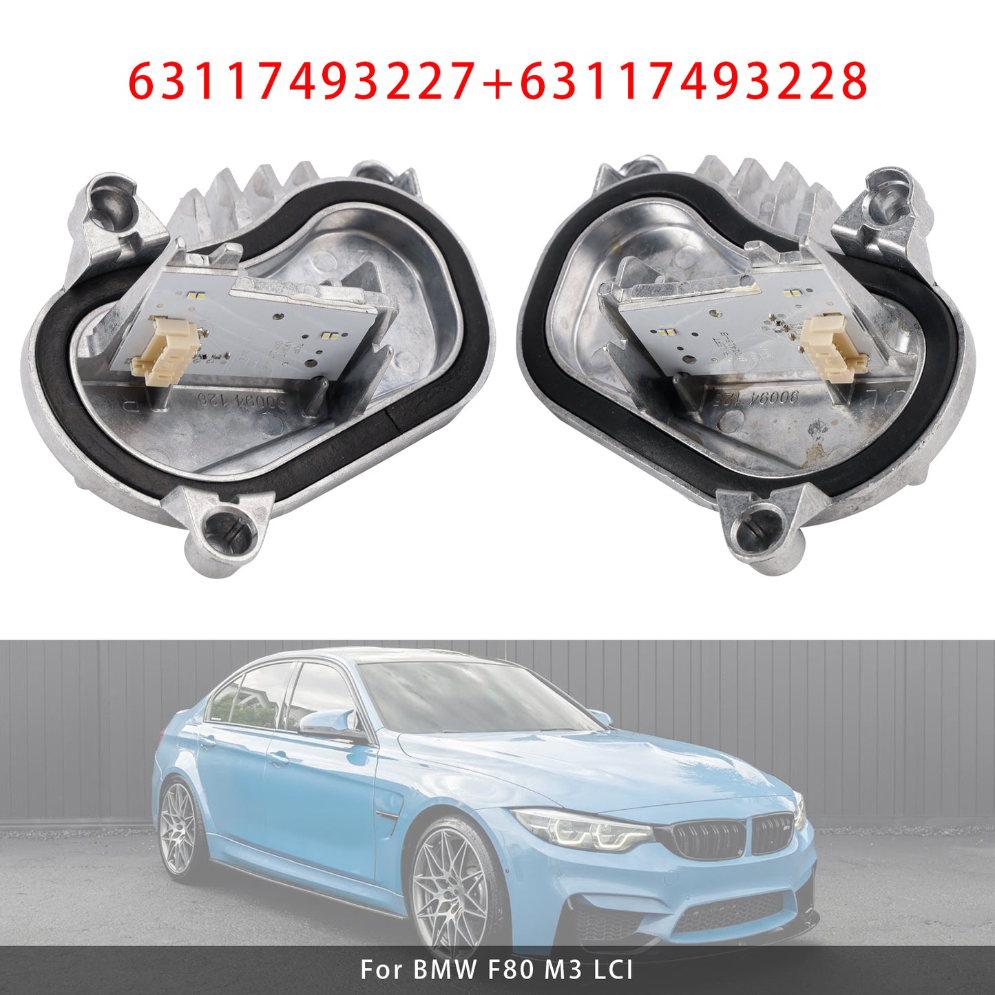BMW F80 M3 LCI 63117493228 2PCS Angel Eye DRL LED Module
