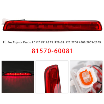 2003-2009 LAND CRUISER PRADO LC120 Red 81570-60081 Car Rear Center Stop Brake Lamp