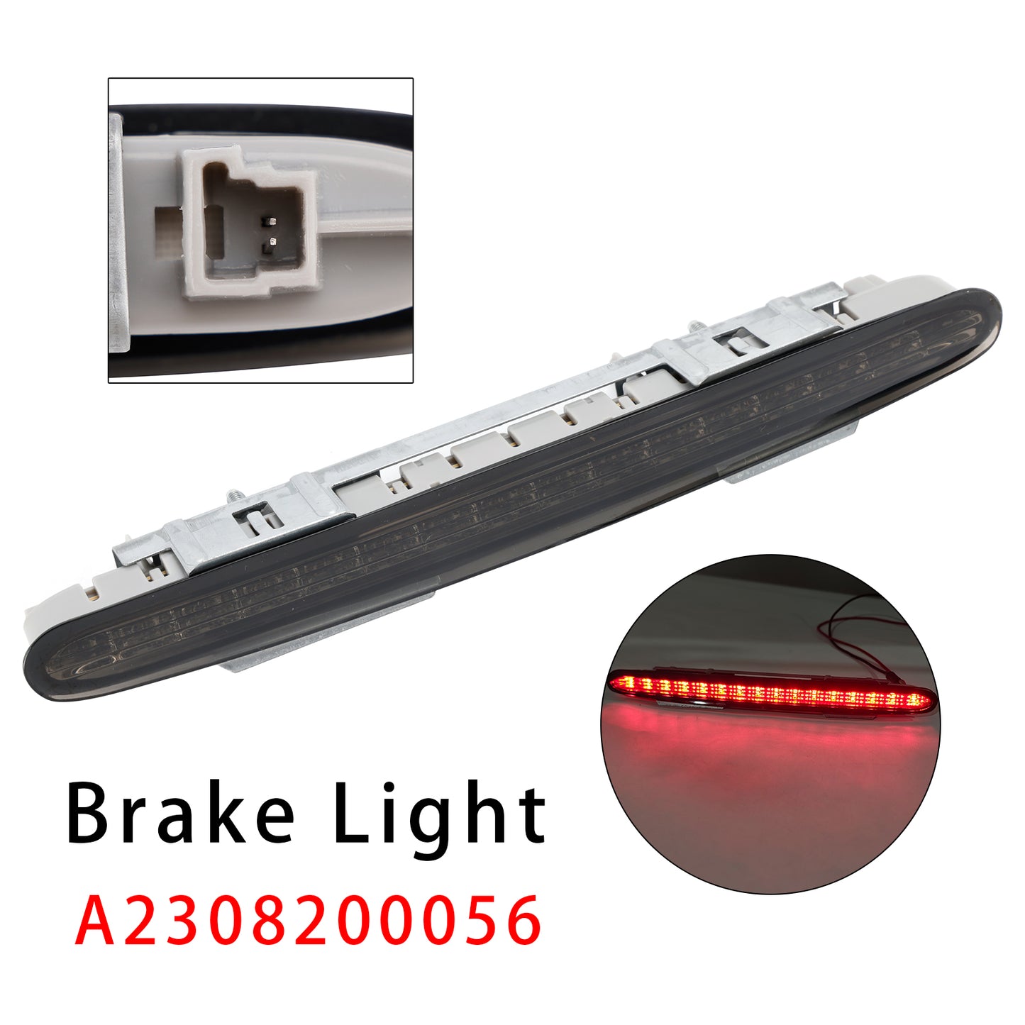 2002-2012 Mercedes Benz SL55 SL550 R230 A2308200856 Rear Third Brake Light Lamp