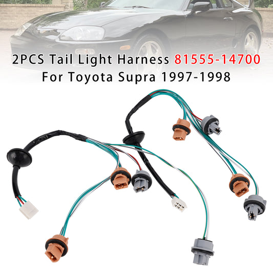 1997-1998 Toyota Supra 81555-14700 2PCS Tail Light Harness