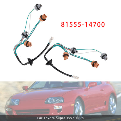 1997-1998 Toyota Supra 81555-14700 2PCS Tail Light Harness