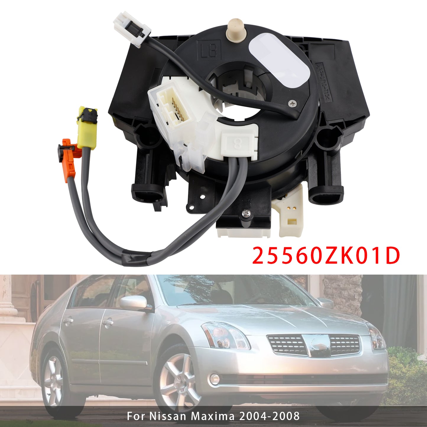 2004-2008 Nissan Maxima 25560ZK01D Clock Spring With Heating