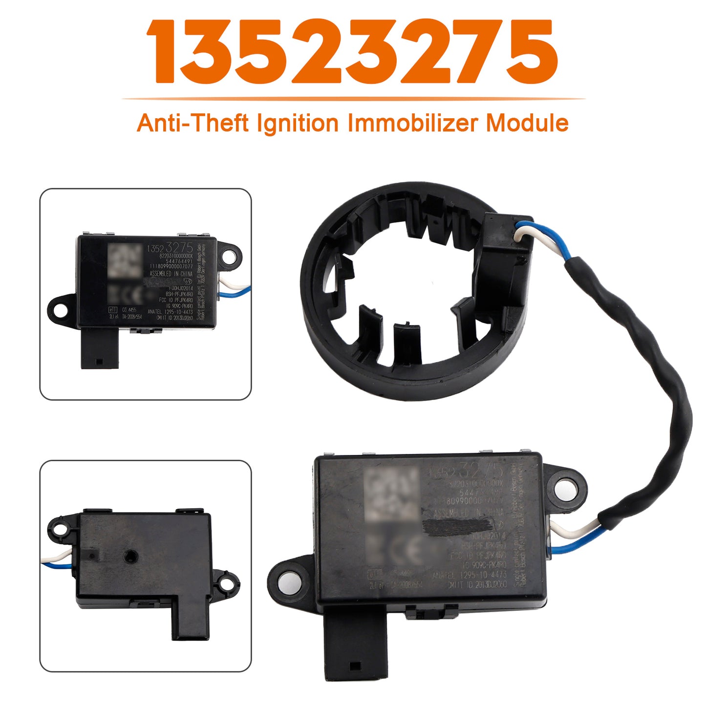 10-17 Chevy Equinox Terrain 13523275 Anti-Theft Ignition Immobilizer Module