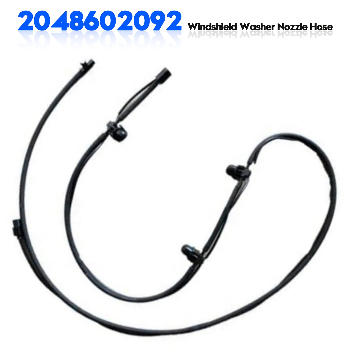 Mercedes X204 GLK-Class 2048602092 Windshield Washer Nozzle Hose Heated