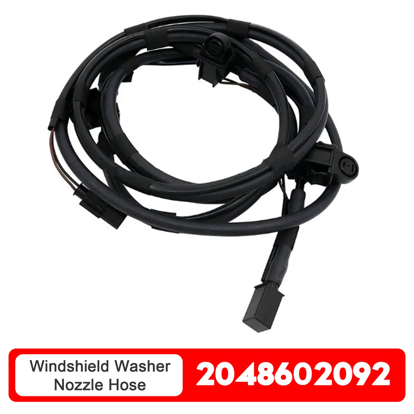Mercedes X204 GLK-Class 2048602092 Windshield Washer Nozzle Hose Heated
