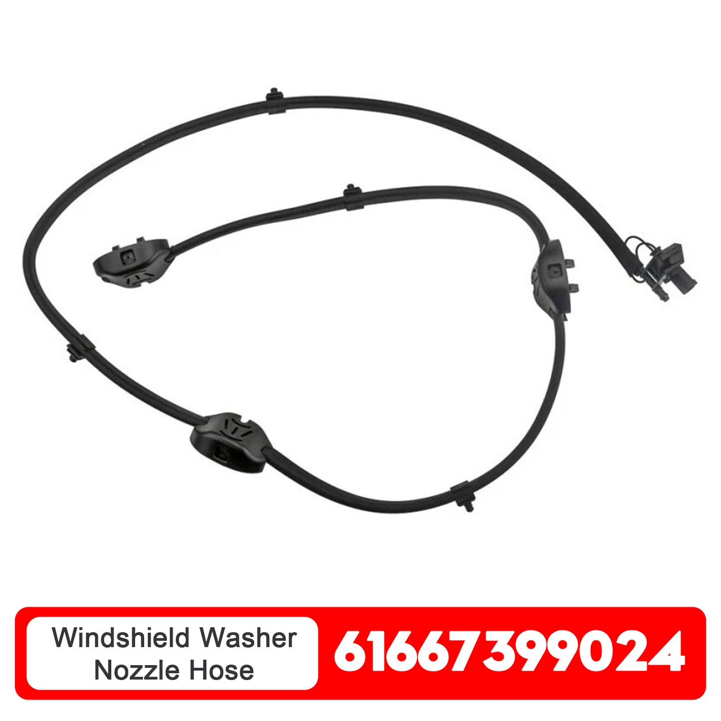 19-25 X4 G02 2018-2024 BMW X3 G01 61667399024 Windshield Washer Nozzle Hose
