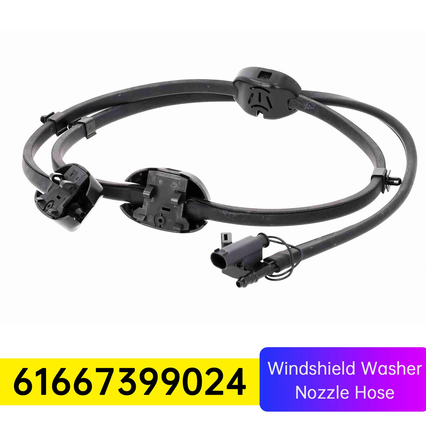 19-25 X4 G02 2018-2024 BMW X3 G01 61667399024 Windshield Washer Nozzle Hose