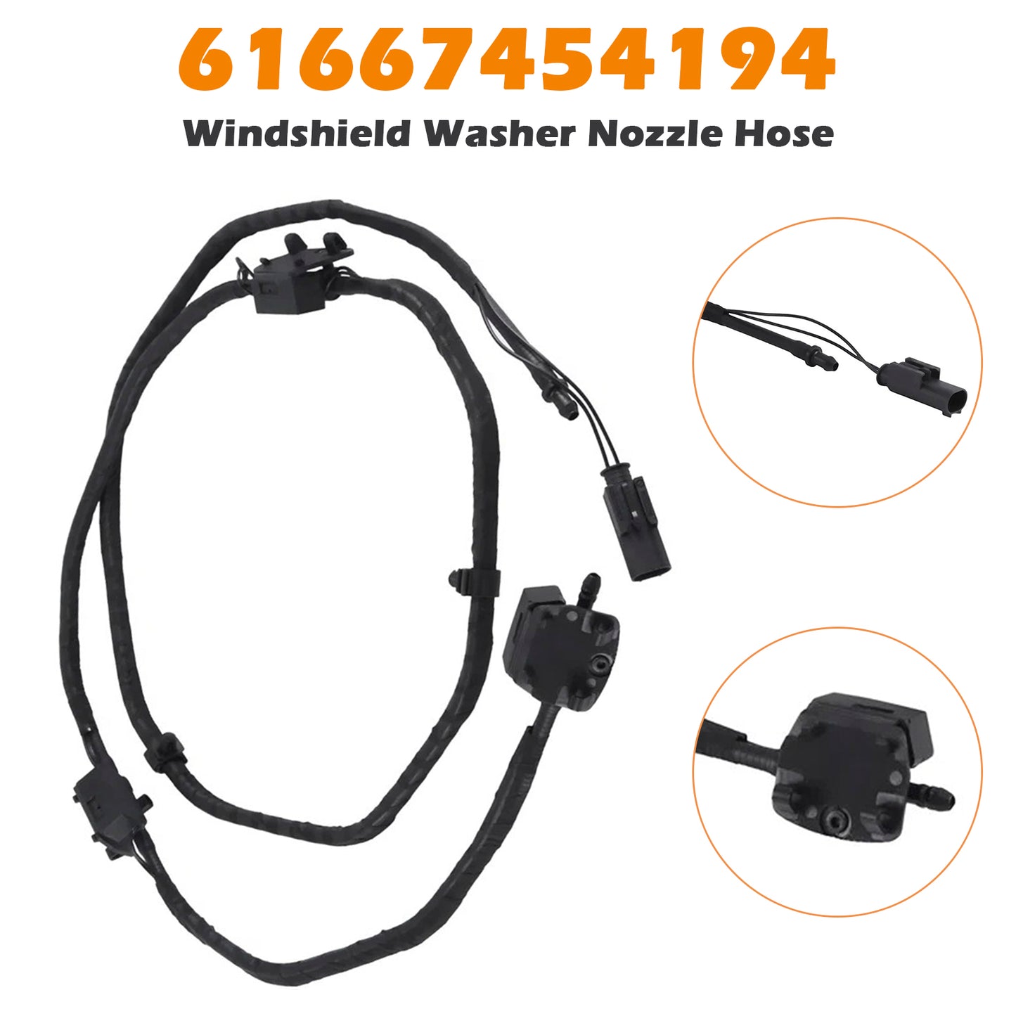 2014.11-2022.05 BMW X1 (F48) sDrive 16 d 1496 61667454194 Windshield Washer Nozzle Hose