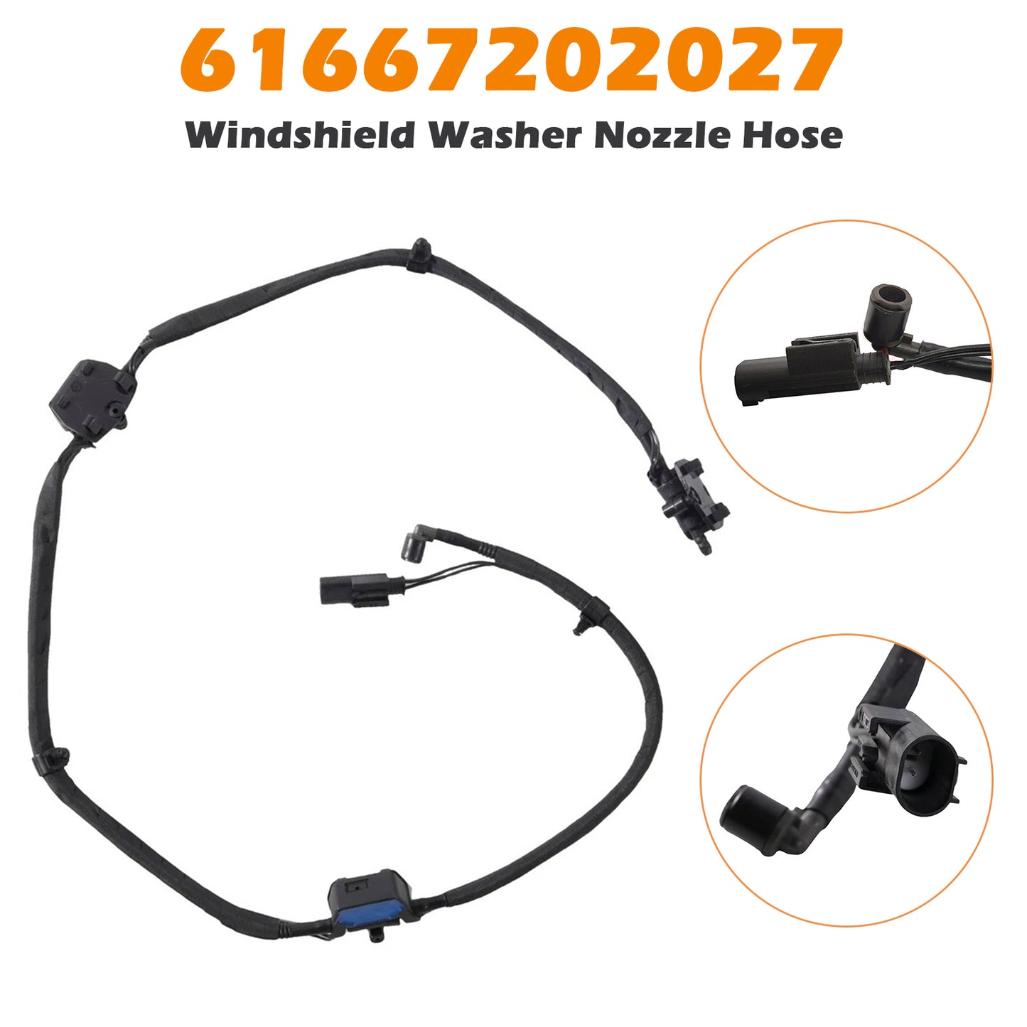 BMW 740i 740Li 750Li 760Li 750Li 61667202027 Windshield Washer Nozzle Hose