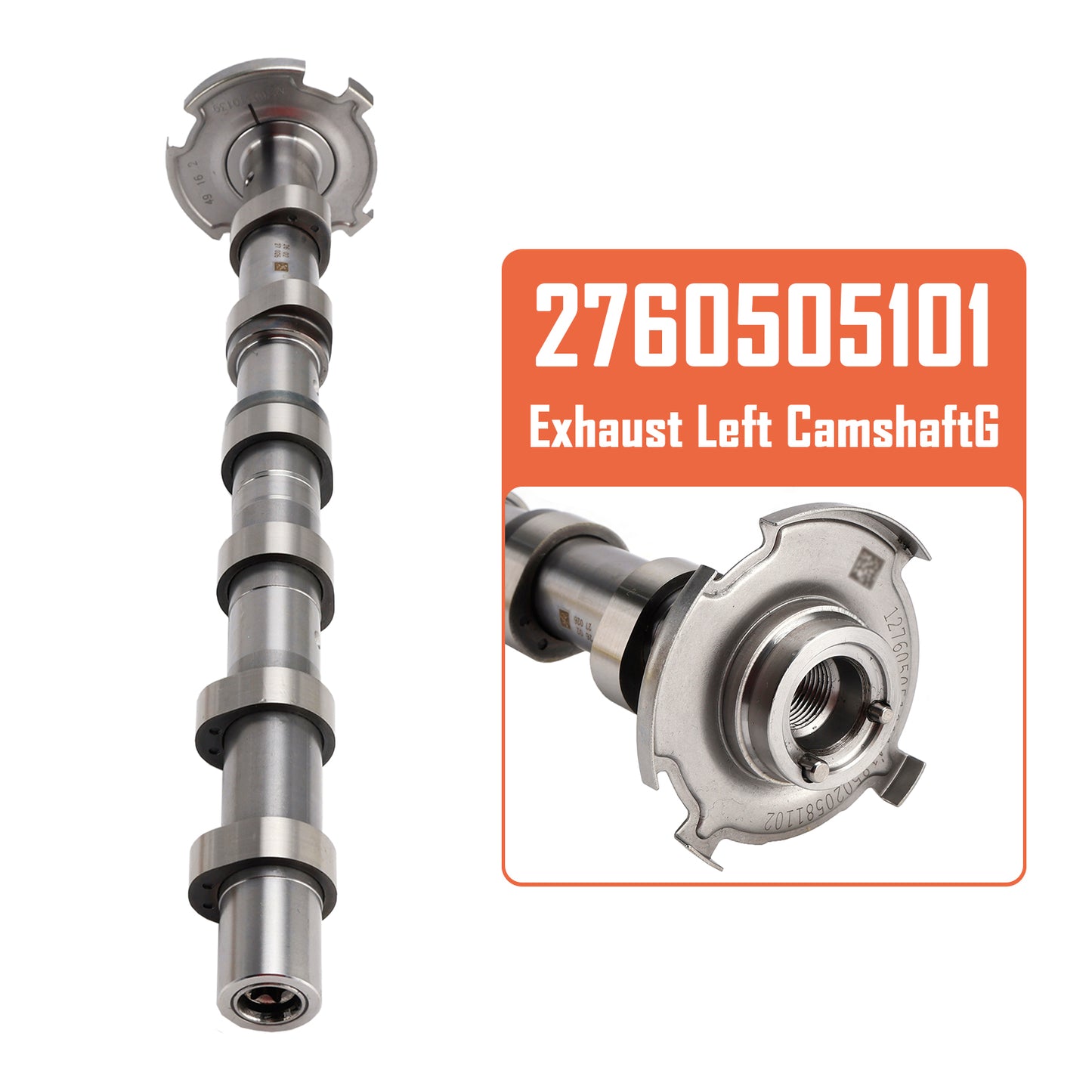 2019-2023 Mercedes-Benz C43 AMG 4Matic W205/S205 V6 3.0L 2760505101 Exhaust Left Camshaft