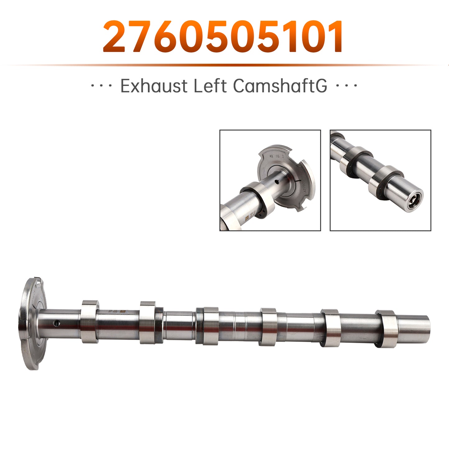 2019-2023 Mercedes-Benz C43 AMG 4Matic W205/S205 V6 3.0L 2760505101 Exhaust Left Camshaft