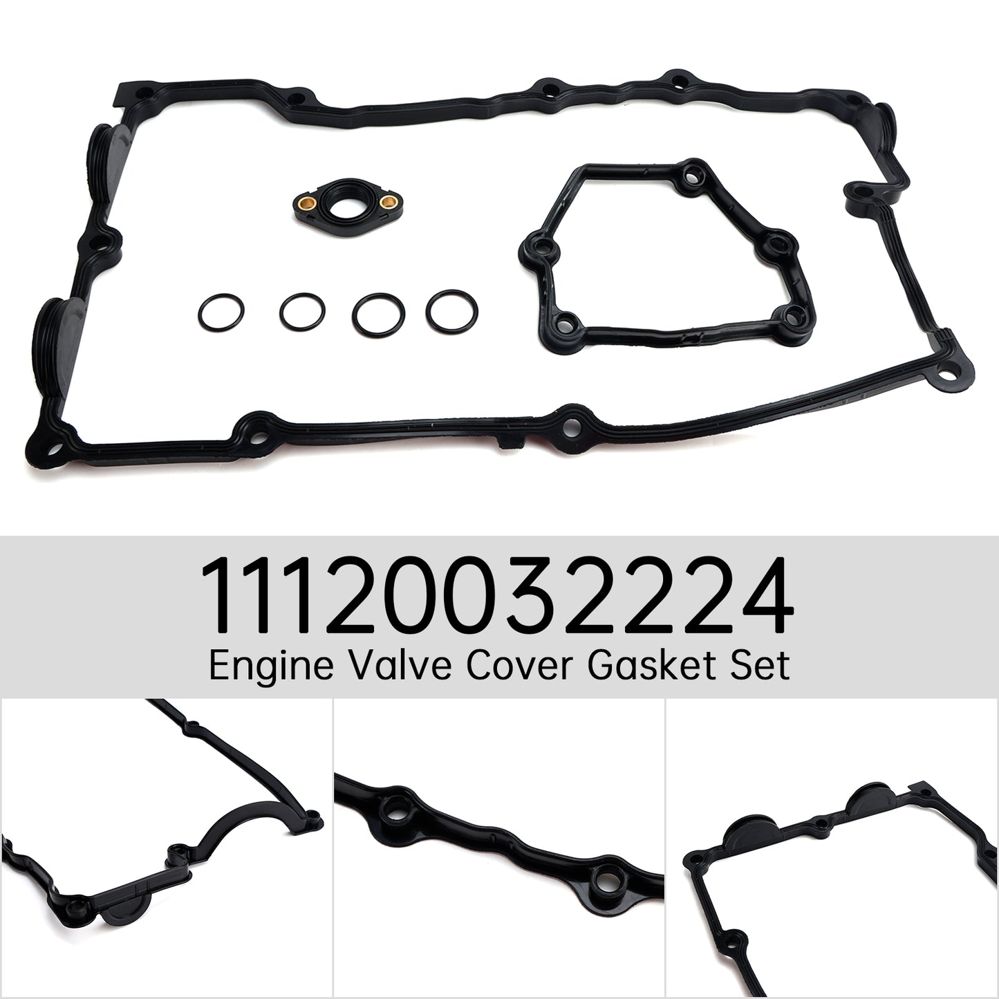 2004-2012 BMW 1 (E87) 118 i 129KM 11120032224 Engine Valve Cover Gasket Set