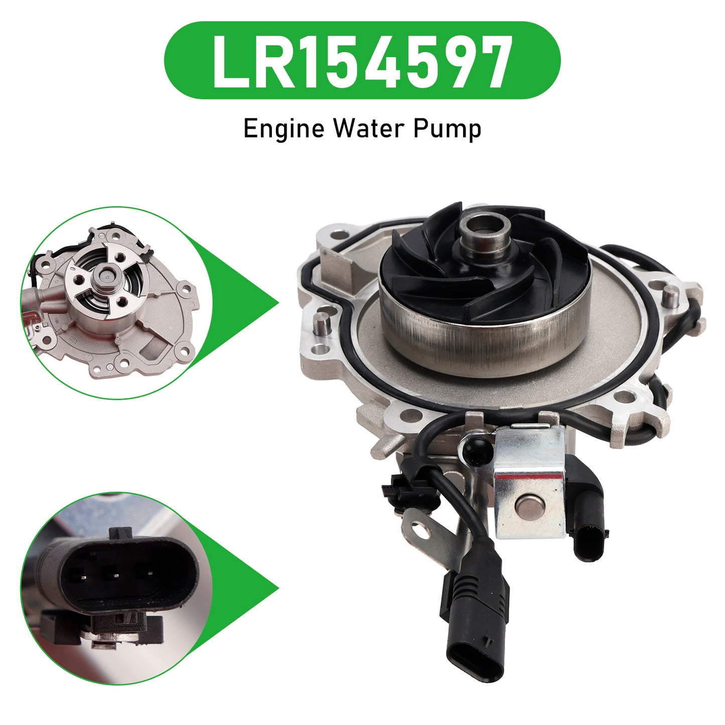 2021 Jaguar F-Pace 2.0L L4 - Gas T2H55366 Engine Water Pump