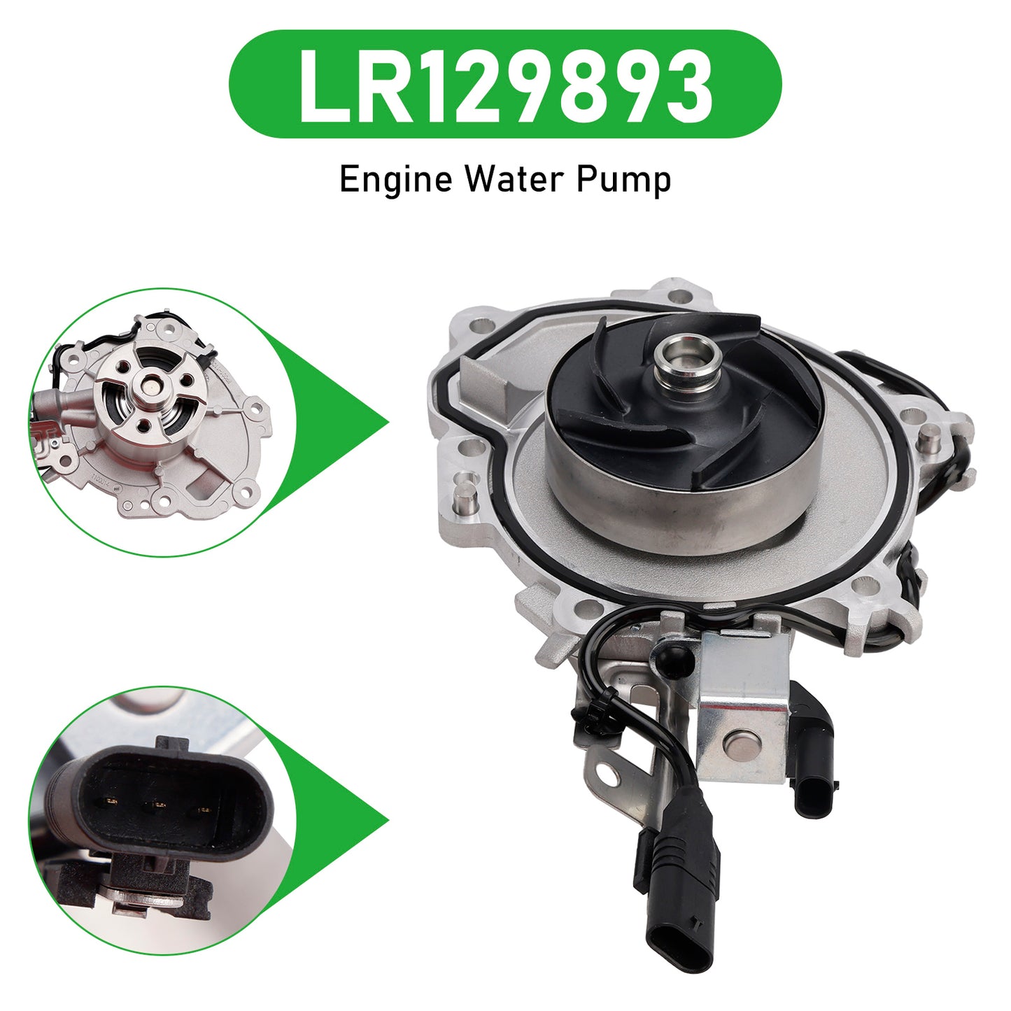 Land Rover Jaguar LR129893 LR073693 LR116736 LR129893 Engine Water Pump