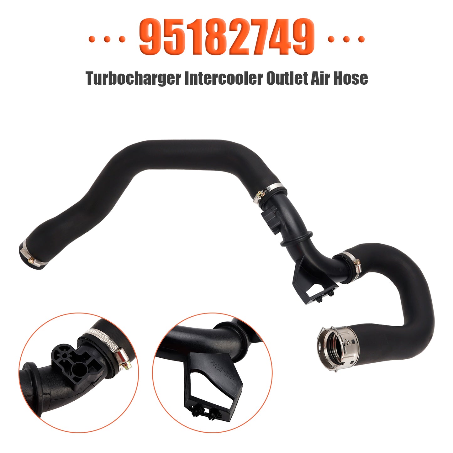 2012-2014 Chevy Sonic 1.4L 95182749 Turbocharger Intercooler Outlet Air Hose